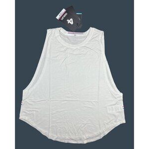 NWT FourLaps Womens Curve Tank Small White